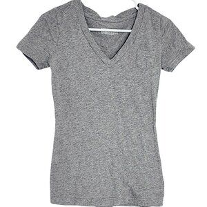 Mossimo Supply Co Gray Boyfriend Tee - Fitted Feminine T-Shirt For Women